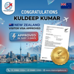 Cyprus to New Zealand Visitor Visa Approved in Just 3 Days for Kuldeep Kumar by Visa Navigators – Best Immigration Company in Chandigarh
